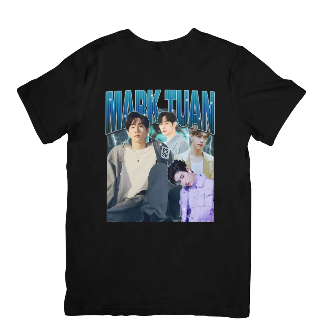 Camiseta Básica GOT7 Mark Tuan - preto