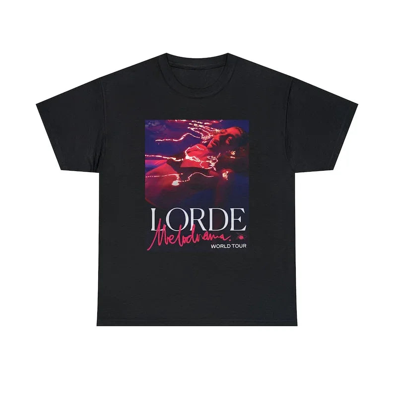 Camiseta Básica Lorde Melodrama World Tour