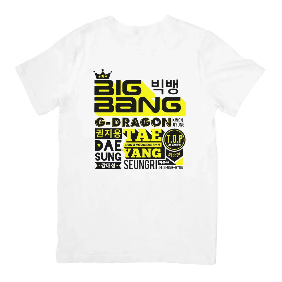 Camiseta Básica Big Bang Members