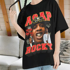 Camiseta Básica Asap Rocky Merch
