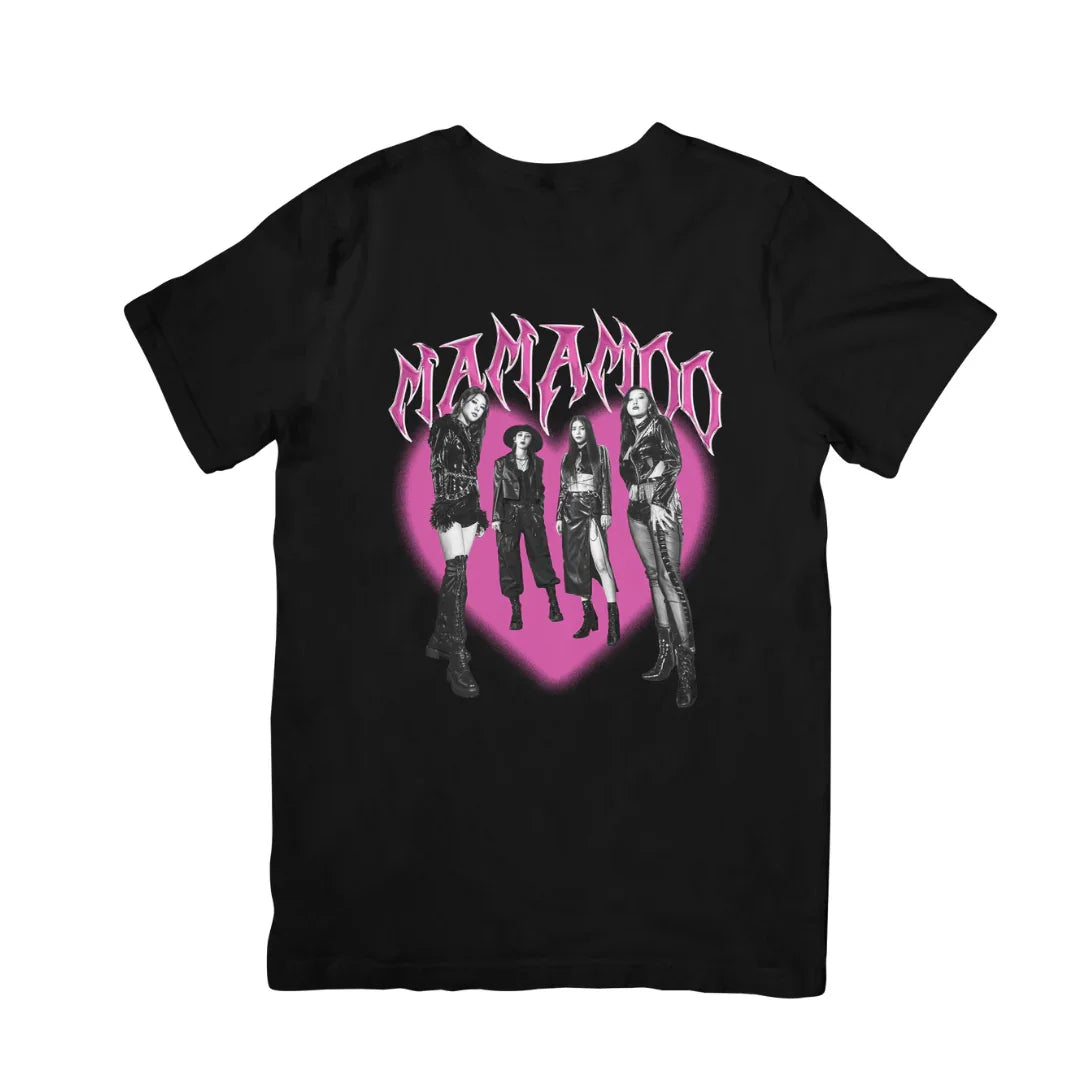 Camiseta Básica Mamamoo Metal Style preto