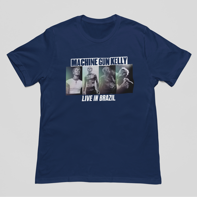 Camiseta Básica Machine Gun Kelly Collage