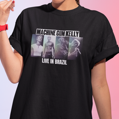 Camiseta Básica Machine Gun Kelly Collage