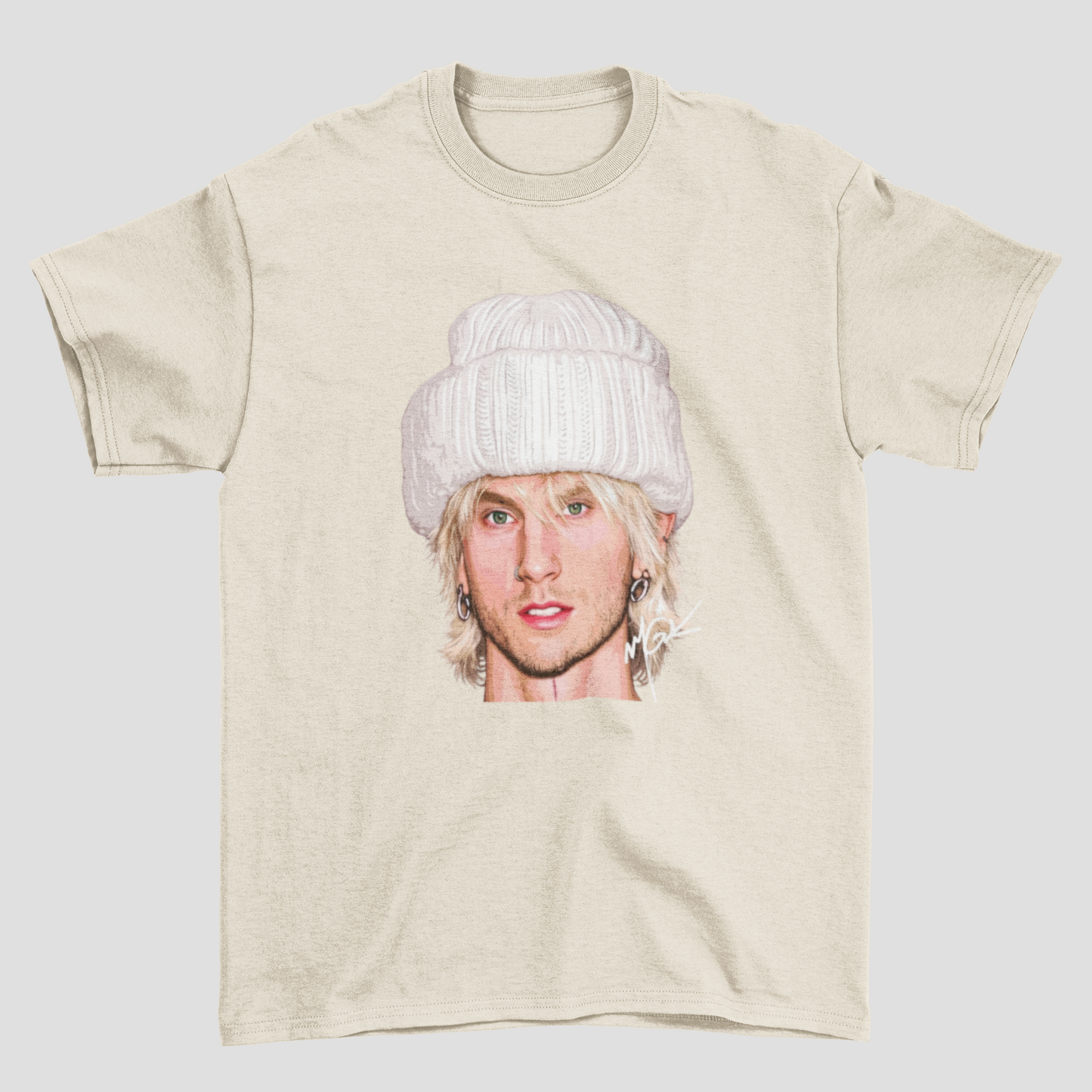 Camiseta Básica Machine Gun Kelly Face