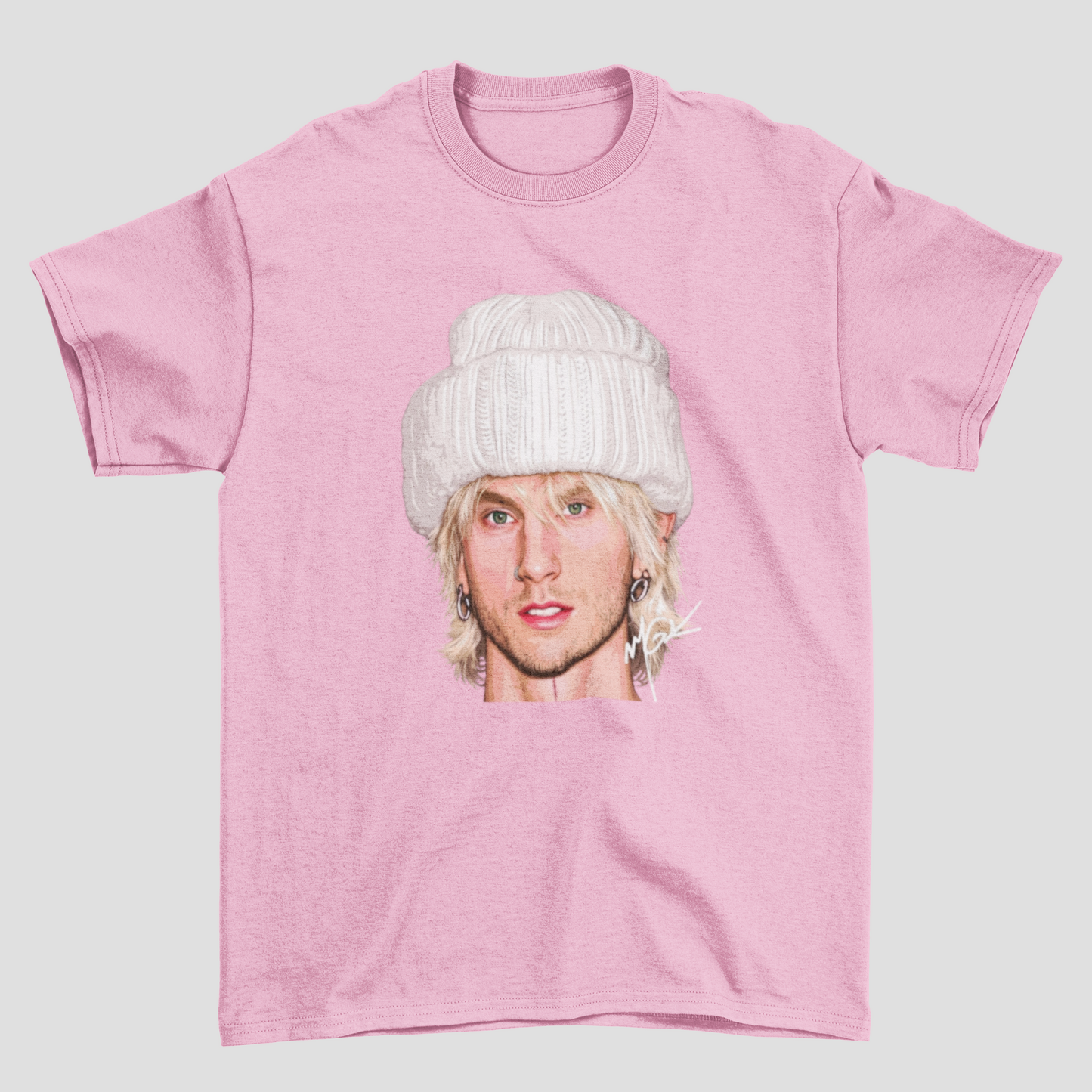 Camiseta Básica Machine Gun Kelly Face