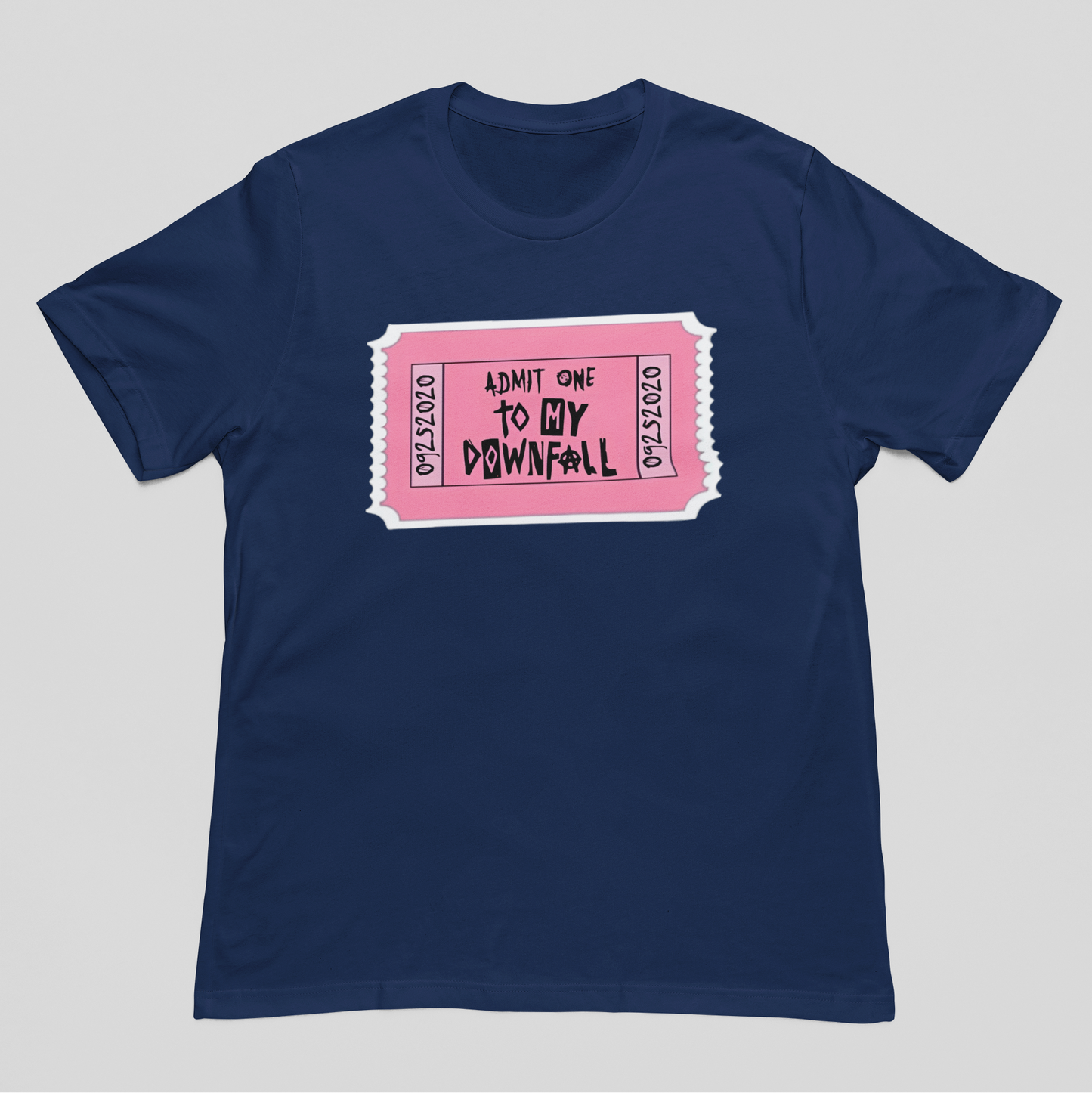 Camiseta Básica Machine Gun Kelly Ticket