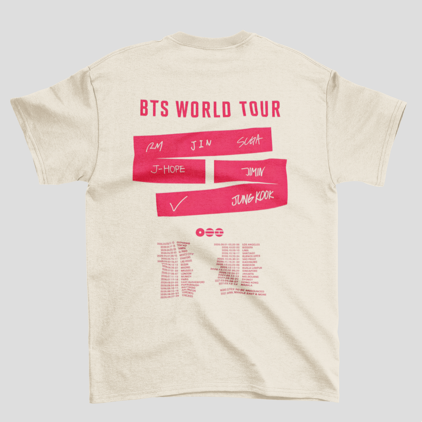 Camiseta Básica BTS New Logo