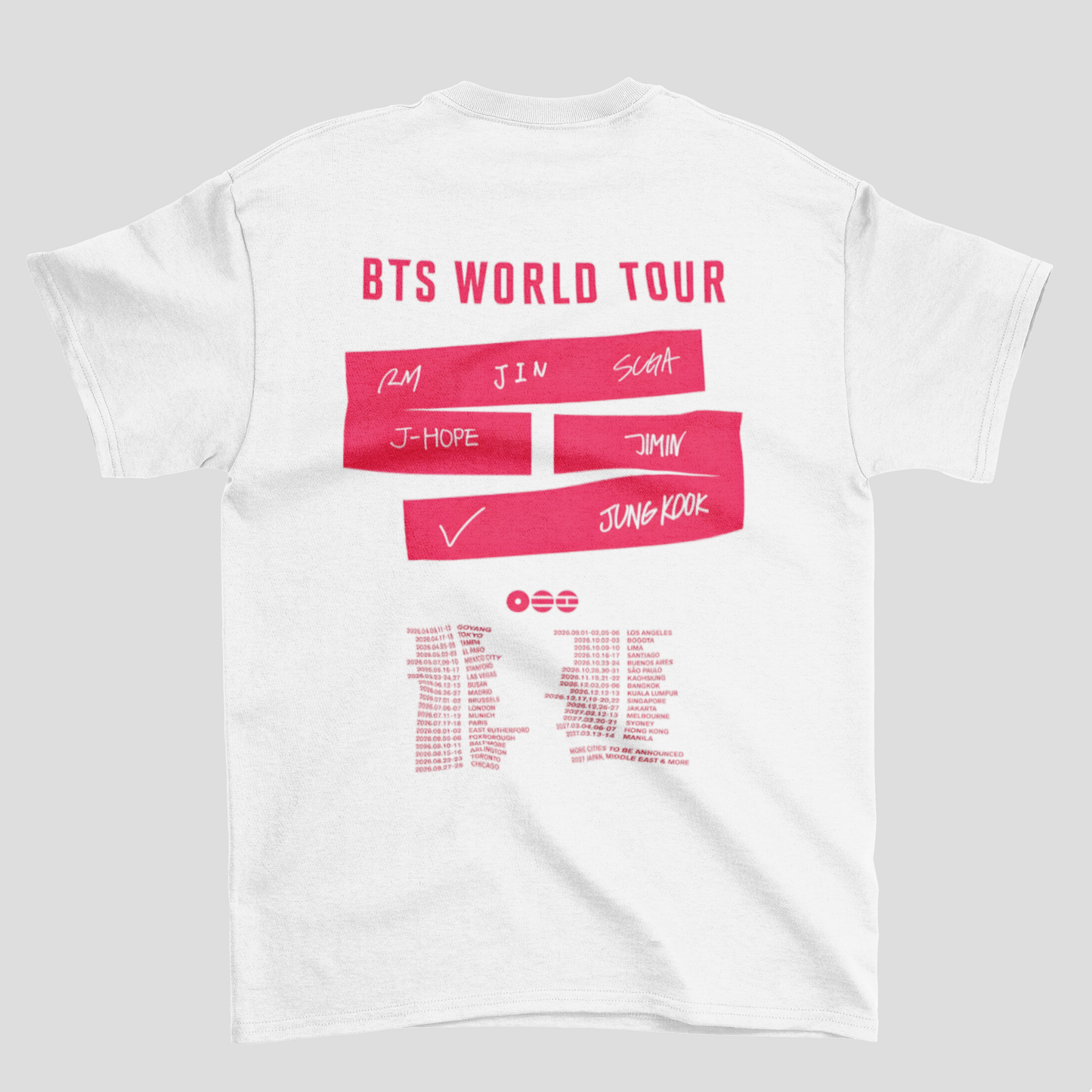 Camiseta Básica BTS New Logo