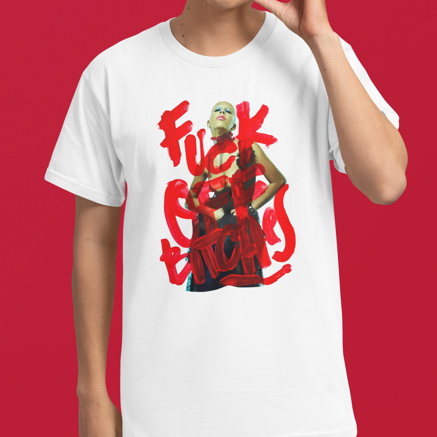 Camiseta Básica Doja Cat F*ck Off The Bitches