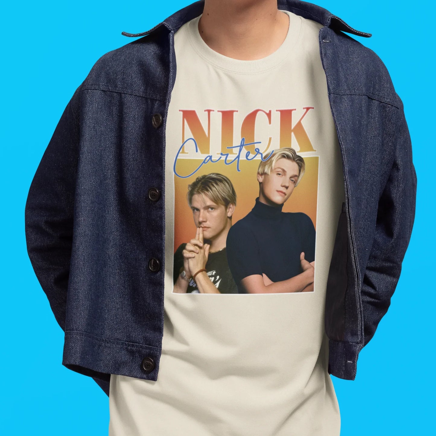 Camiseta Básica Backstreet Boys Nick Carter