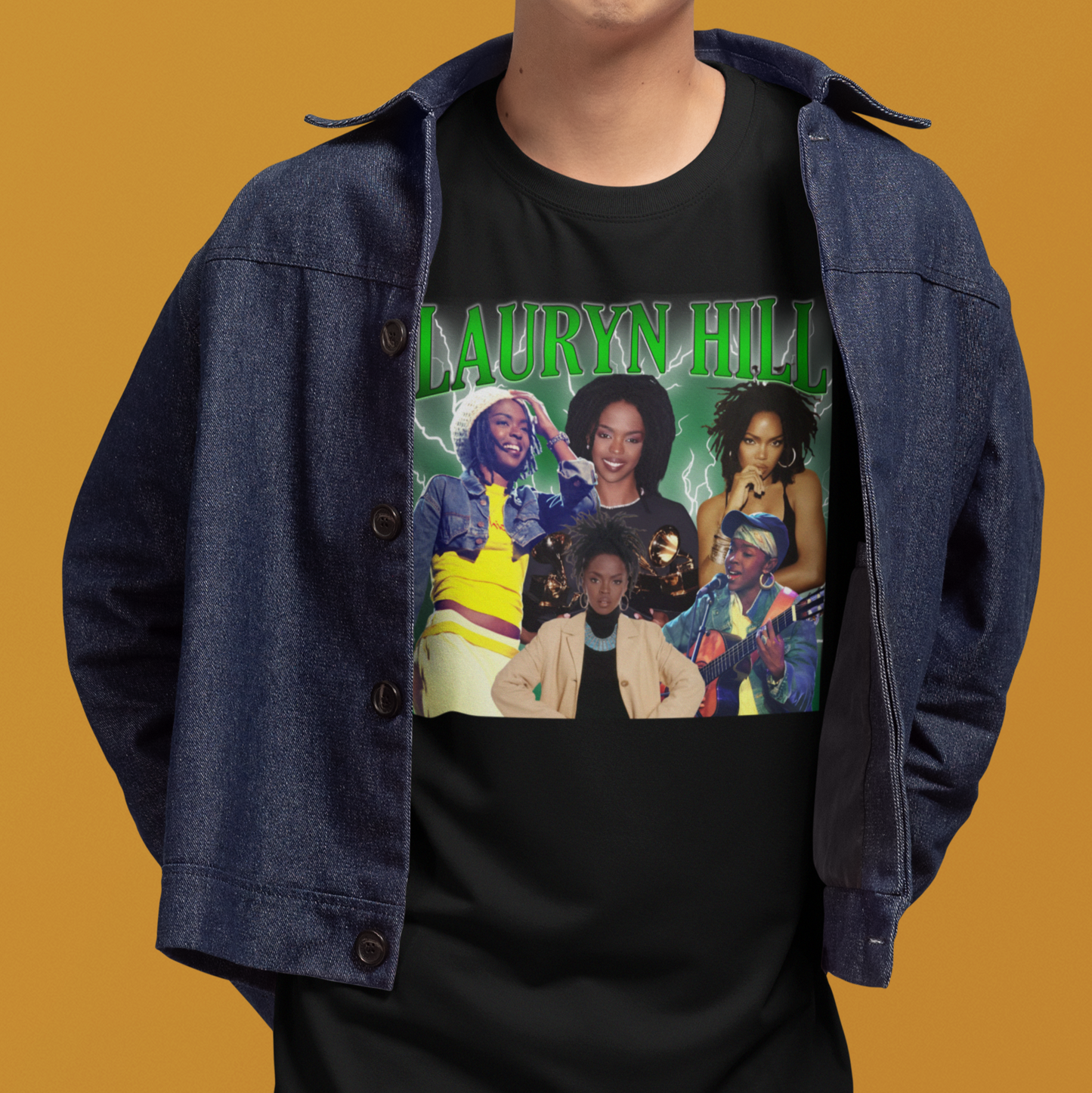 Camiseta Básica Lauryn Hill Rock Style