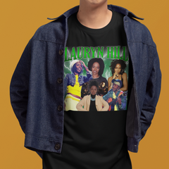 Camiseta Básica Lauryn Hill Rock Style