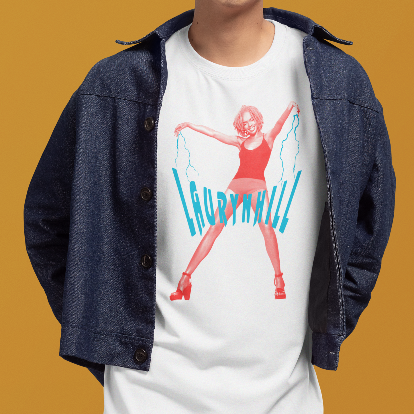 Camiseta Básica Lauryn Hill 2000 Style