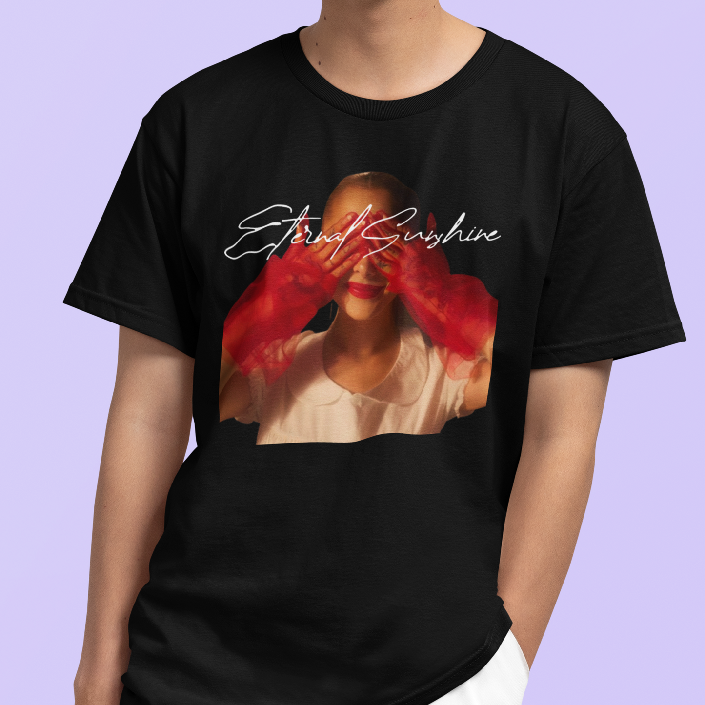 Camiseta Básica Ariana Grande Eternal Sunshine