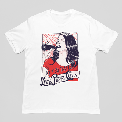 Camiseta Básica Lana Del Rey My P*ssy Tastes Like