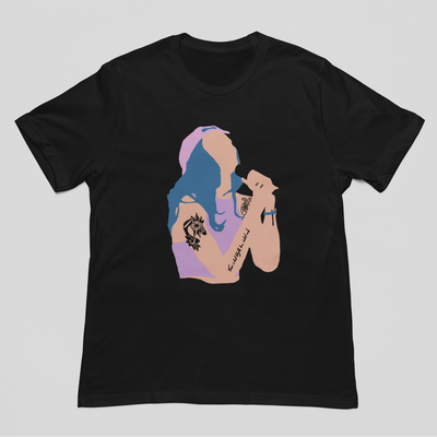 Camiseta Básica Halsey Illustrated