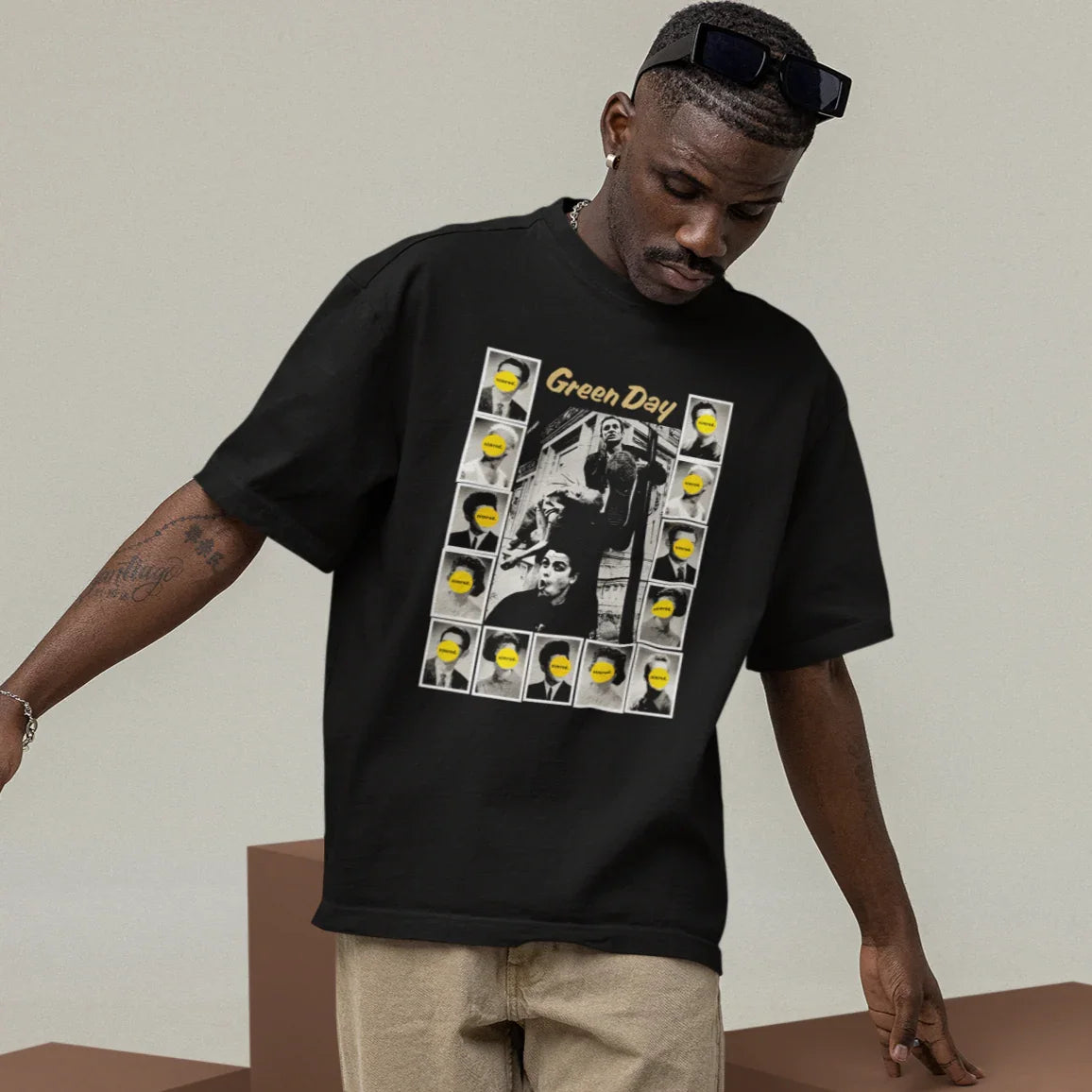 Camiseta Básica Green Day Retro