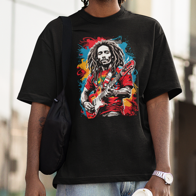 Camiseta Básica Bob Marley Reggae
