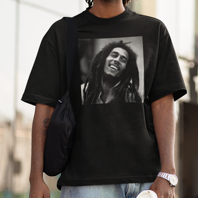 Camiseta Básica Bob Marley P&B