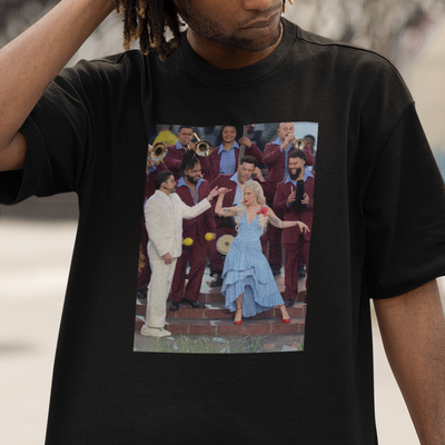 Camiseta Básica Bad Bunny Dance Lady Gaga