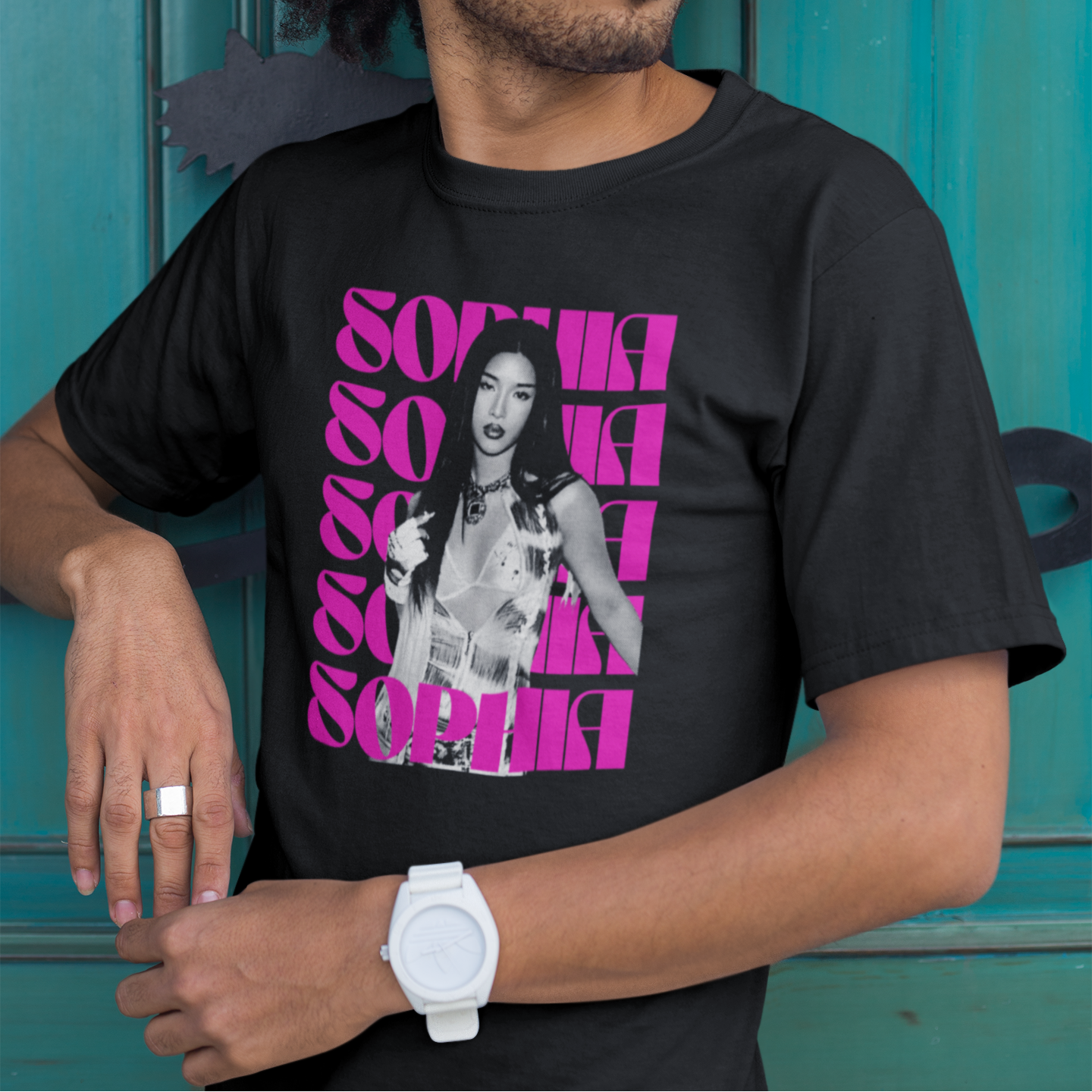 Camiseta Básica Katseye Sophia Pinky Up