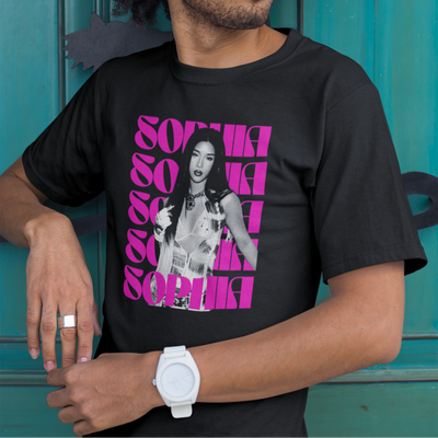 Camiseta Básica Katseye Sophia Pinky Up