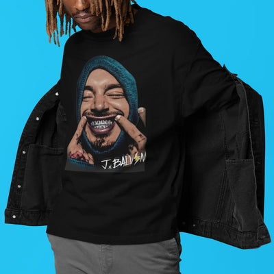 Camiseta Básica J Balvin Face