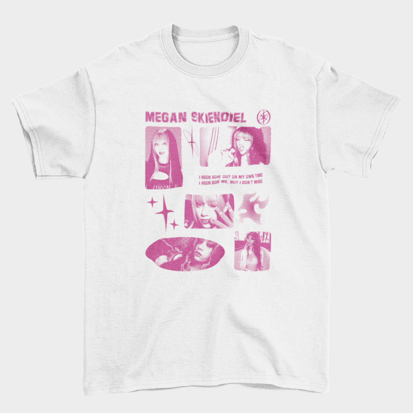 Camiseta Básica Katseye Megan Graphic