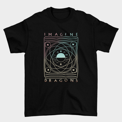 Camiseta Básica Imagine Dragons I.D.L Loom