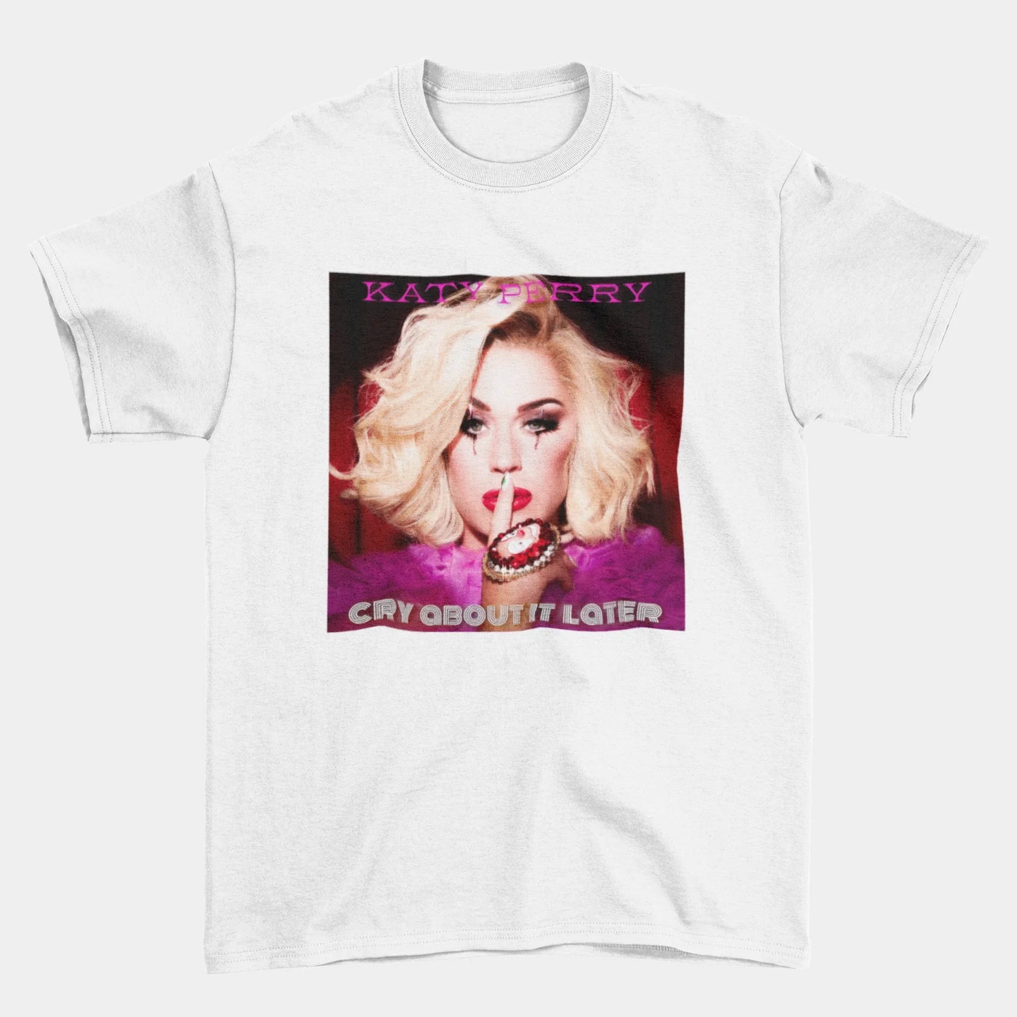 Camiseta Básica Katy Perry Cry About It Later