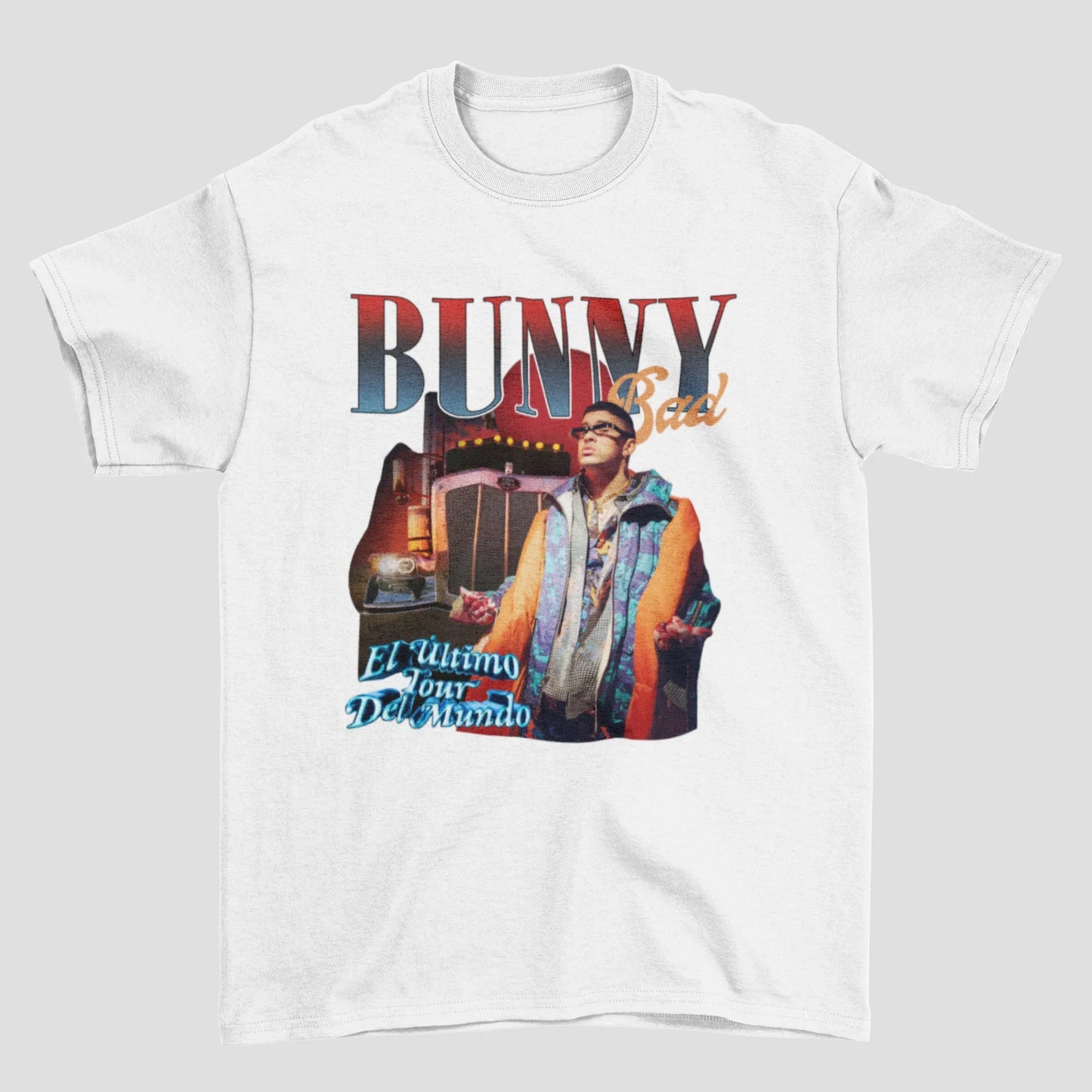 Camiseta Básica Bad Bunny El Ultimo Tour Del Mundo