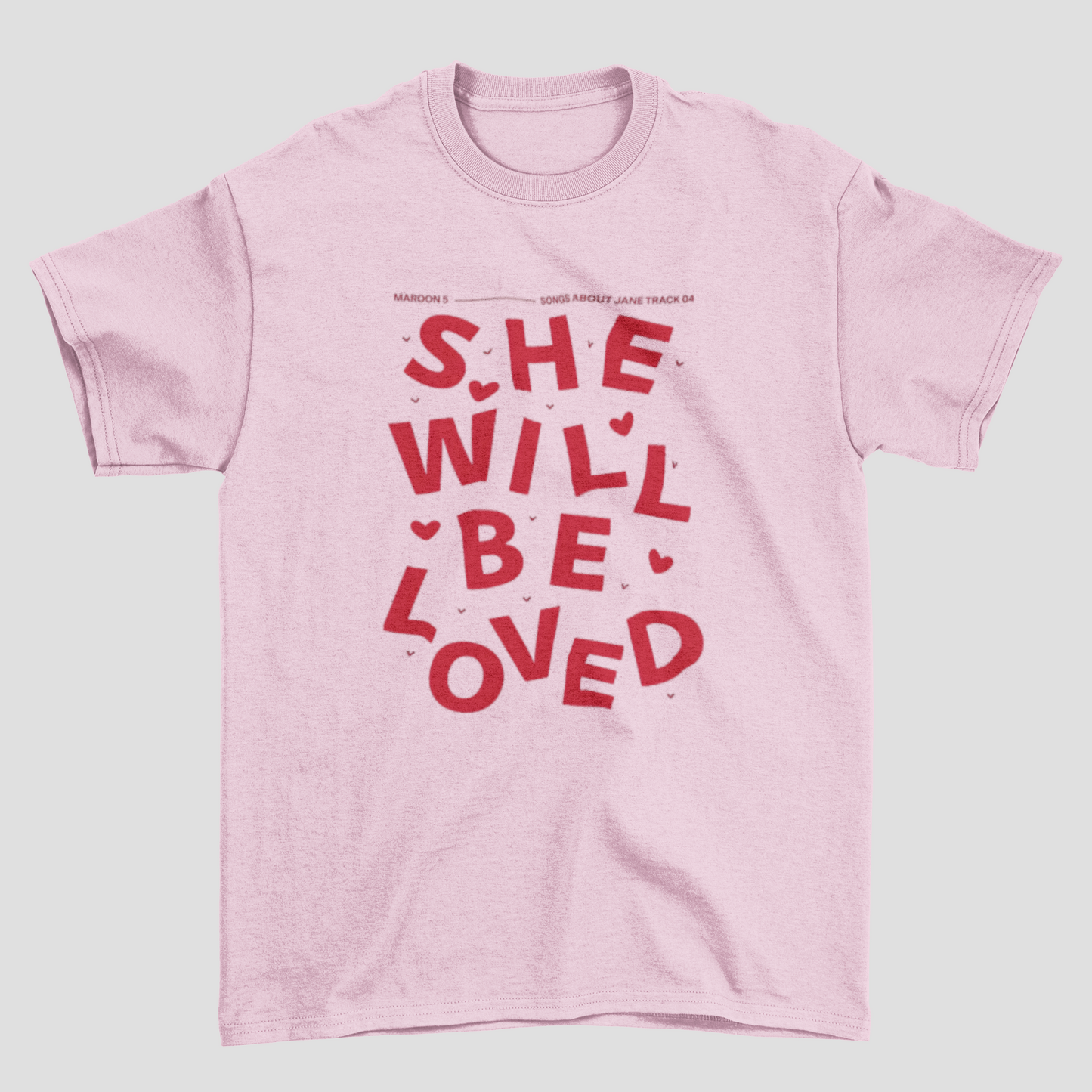 Camiseta Básica Maroon 5 She Will Be Loved