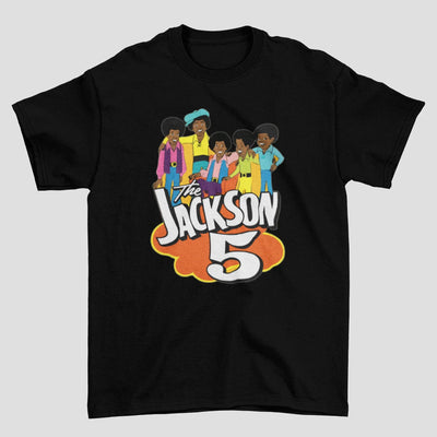 Camiseta Básica Michael Jackson The Jackson Five