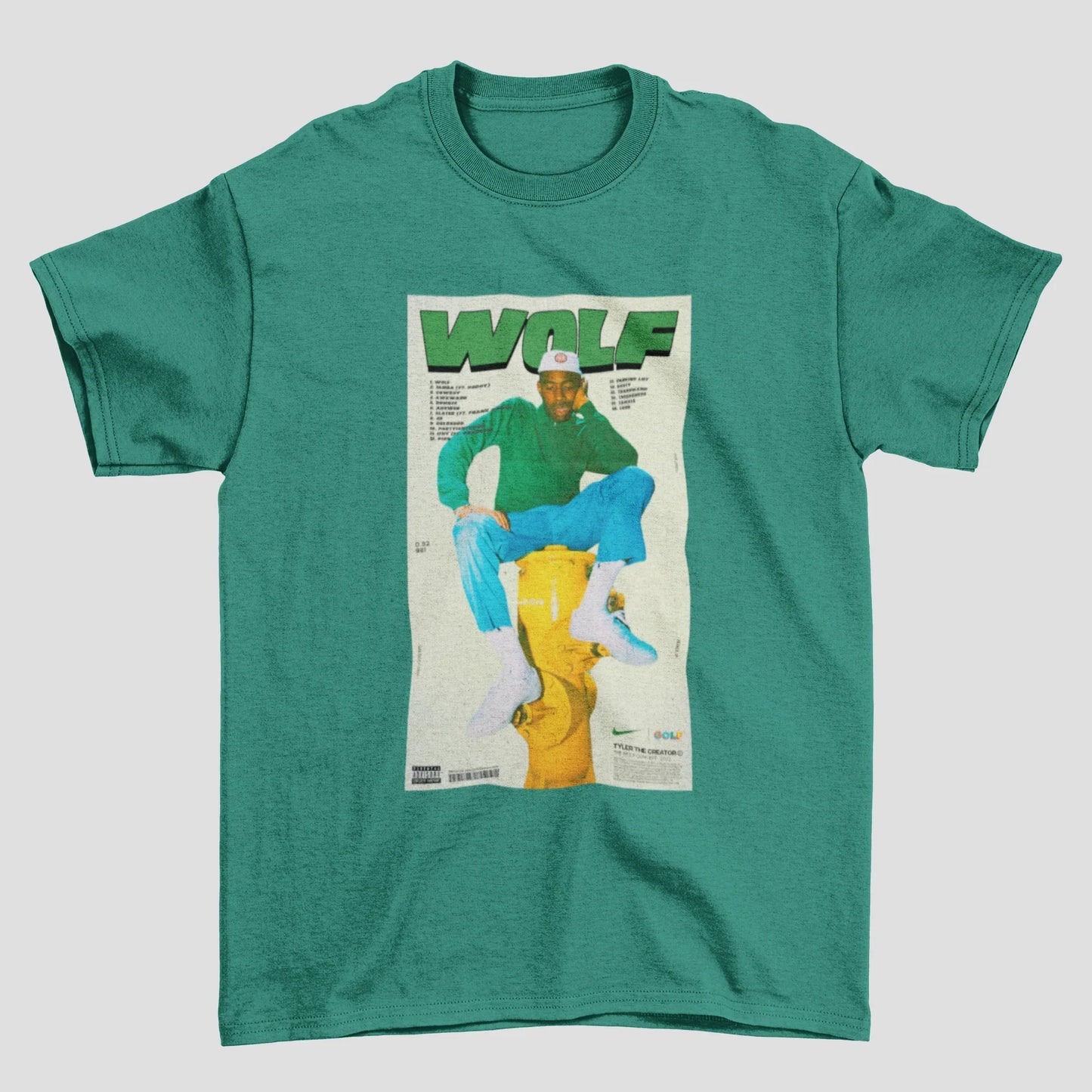 Camiseta Básica Tyler The Creator Wolf Album