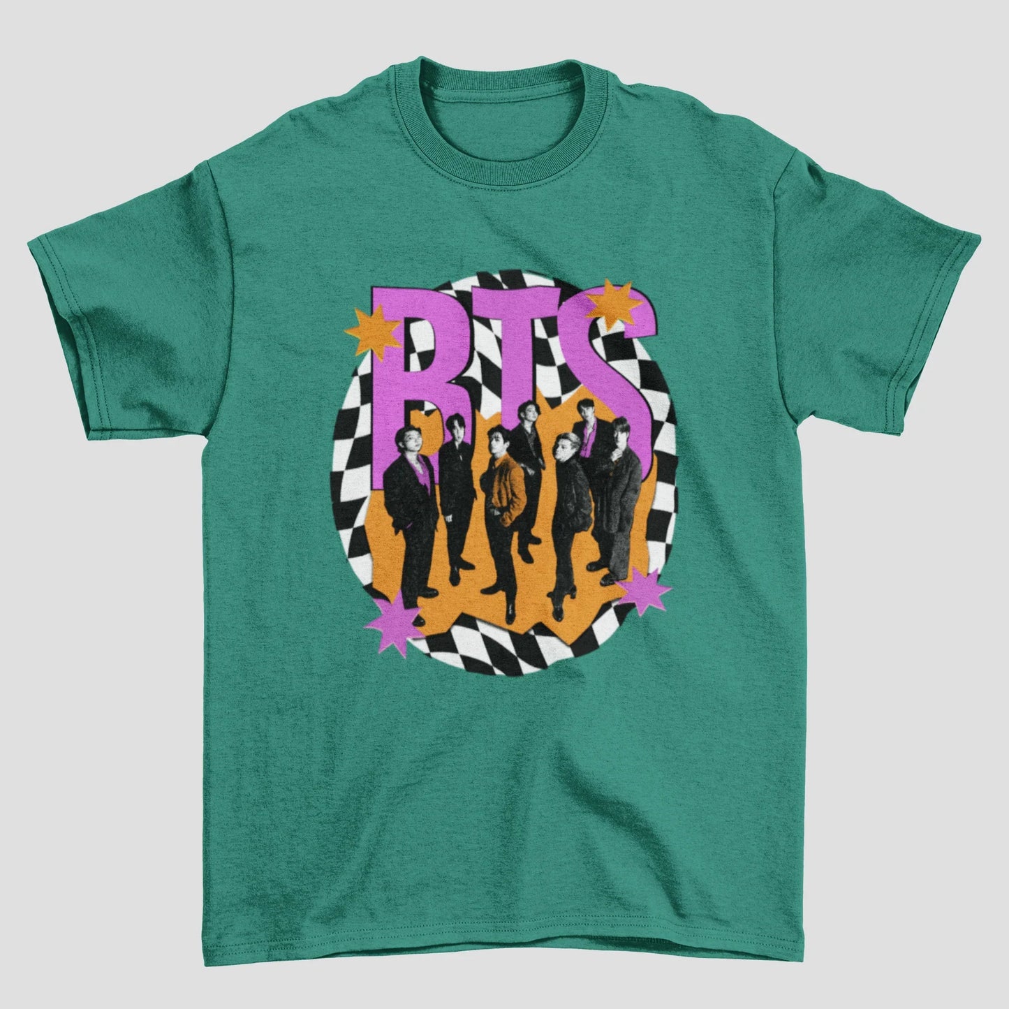Camiseta Básica BTS Colorfull