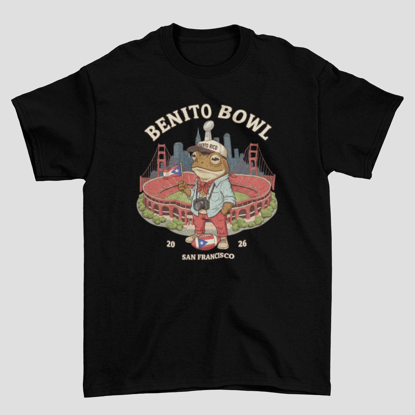 Camiseta Básica Bad Bunny Benito Bowl