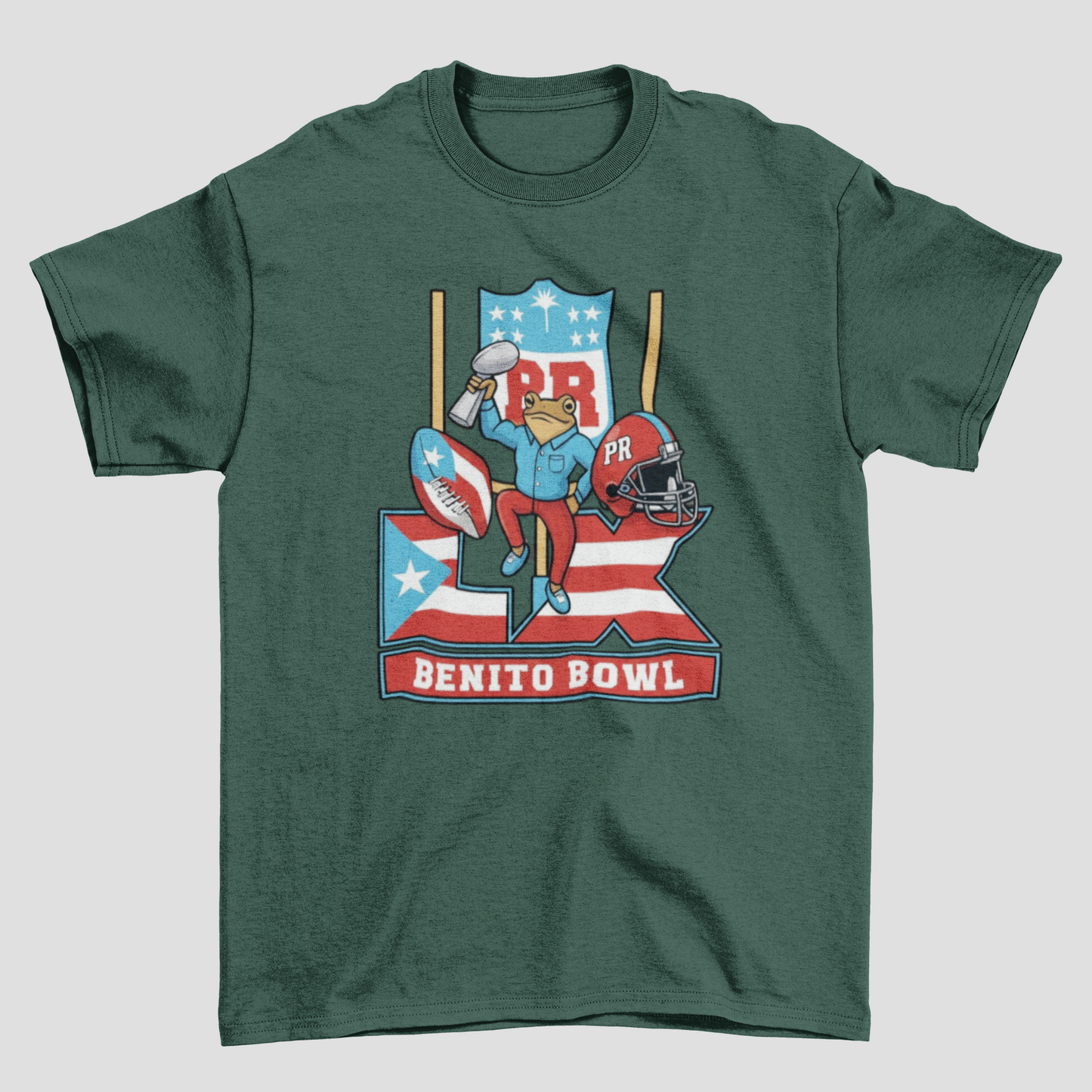 Camiseta Básica Bad Bunny Benito Bowl Design