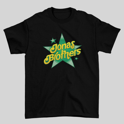 Camiseta Básica Jonas Brothers Star BR Logo