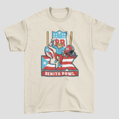 Camiseta Básica Bad Bunny Benito Bowl Design