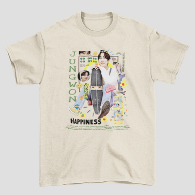 Camiseta Básica Enhypen Jungwon Happiness