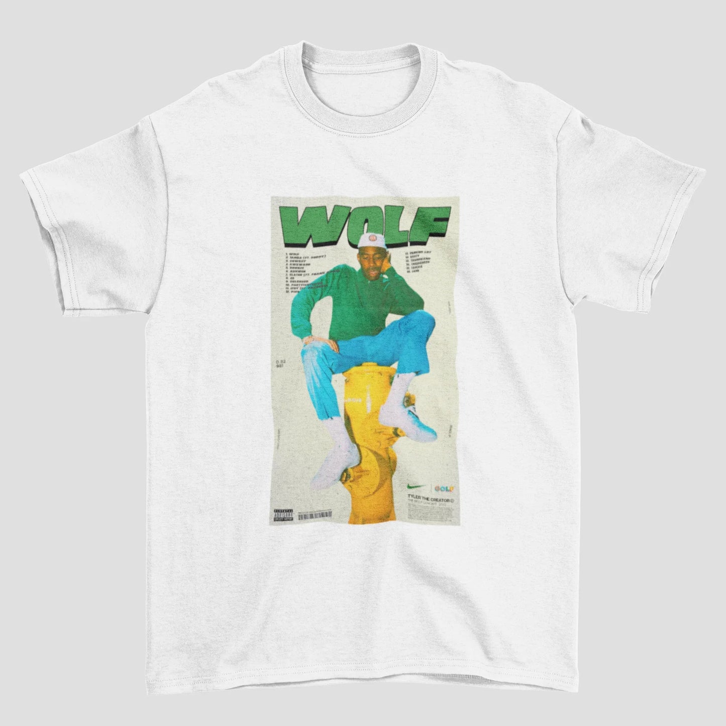 Camiseta Básica Tyler The Creator Wolf Album