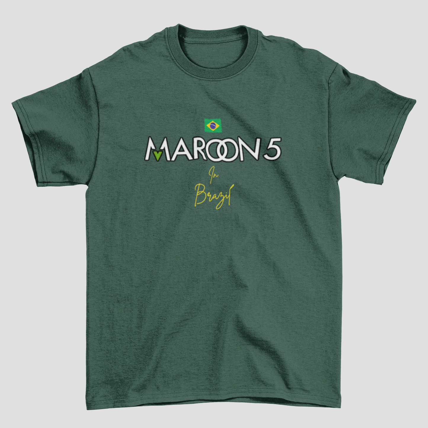 Camiseta Básica Maroon 5 In Brazil