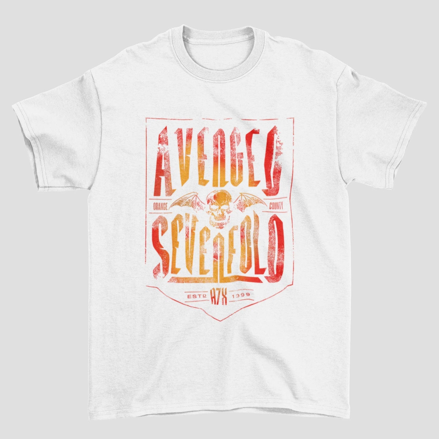 Camiseta Básica Avenged Sevenfold Metal Music