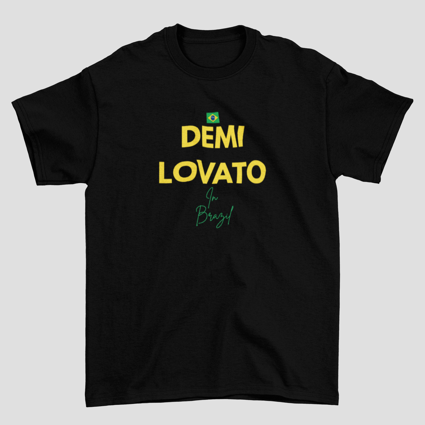 Camiseta Básica Demi Lovato In Brazil
