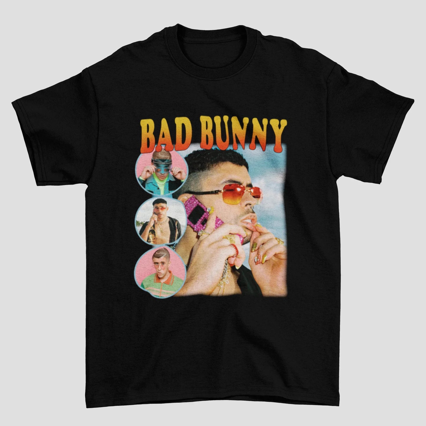 Camiseta Básica Bad Bunny Telefone