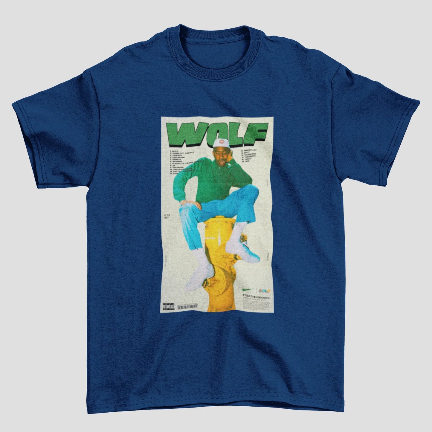 Camiseta Básica Tyler The Creator Wolf Album