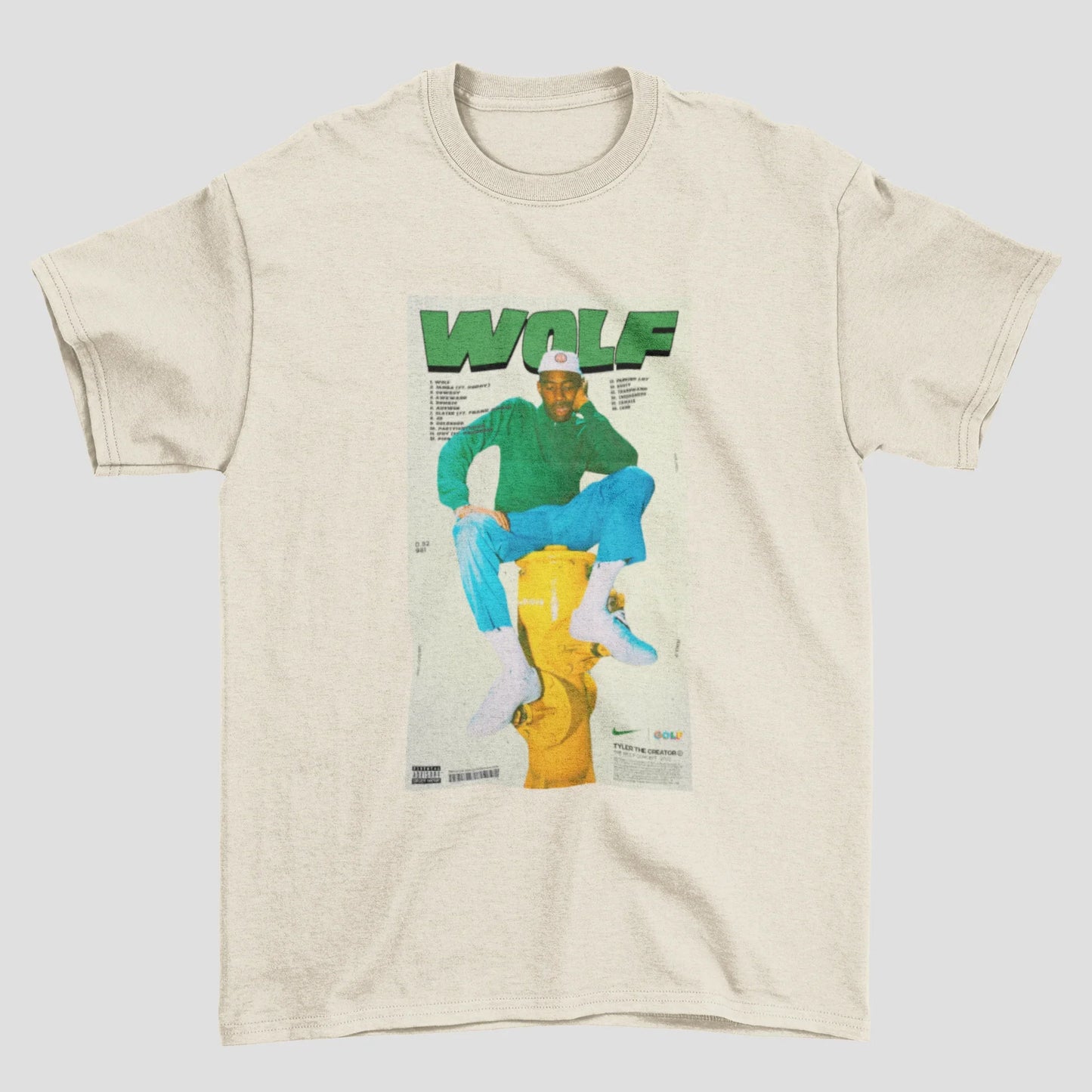 Camiseta Básica Tyler The Creator Wolf Album