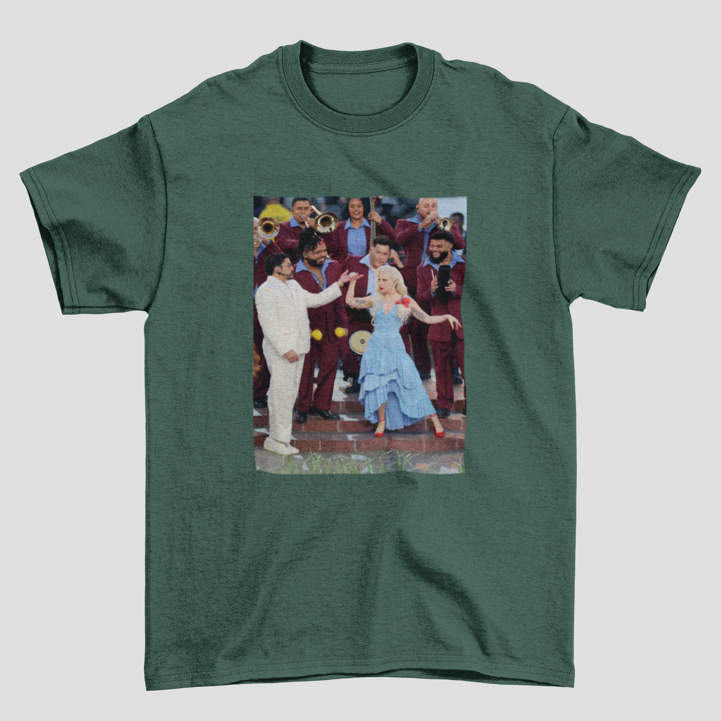 Camiseta Básica Bad Bunny Dance Lady Gaga