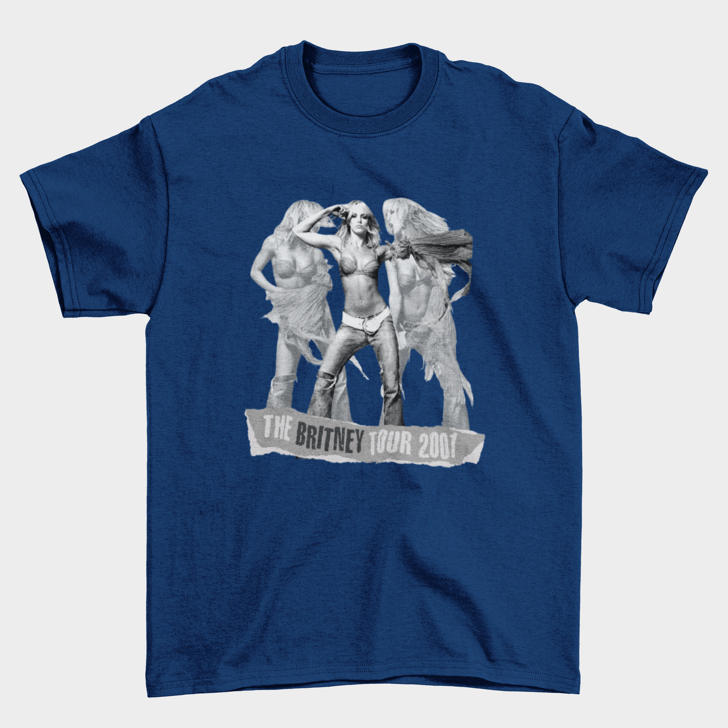 Camiseta Básica Britney Spears The Tour 2001