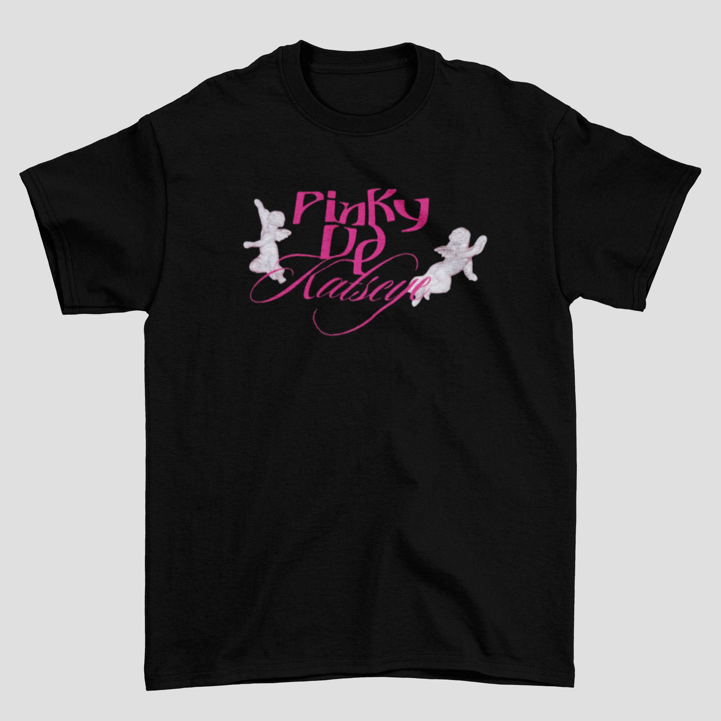 Camiseta Básica Katseye Pinky Up Logo